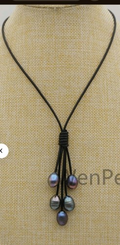 Black leather cultured - leather,