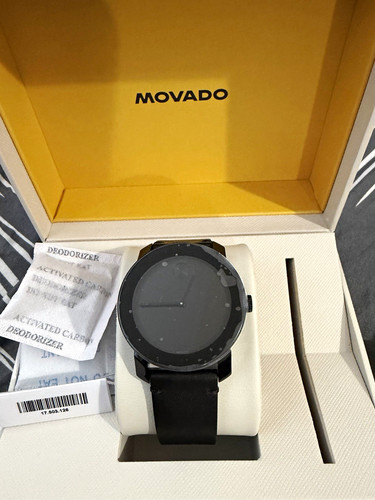 Movado museum men black - museum,