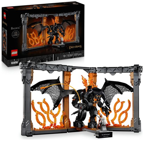 Lego lord the rings - lego, balrog
