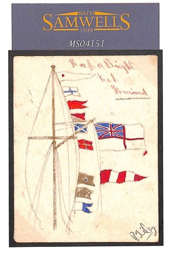 Ww1 naval hand - gb, hand-illustrated