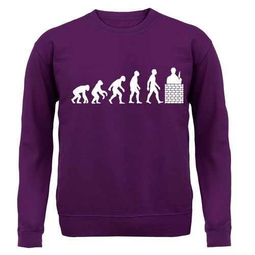 Evolution man brick layer - brick,