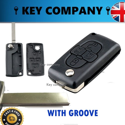 Button flip key case - flip,