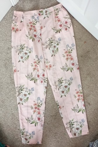Primark floral pink trousers - primark,