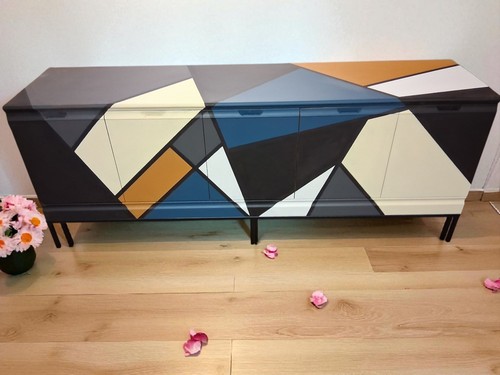Long vintage sideboard - long,