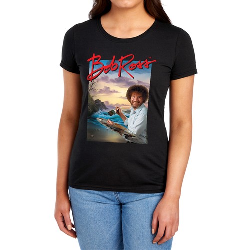 Bob ross ocean painter - ocean,