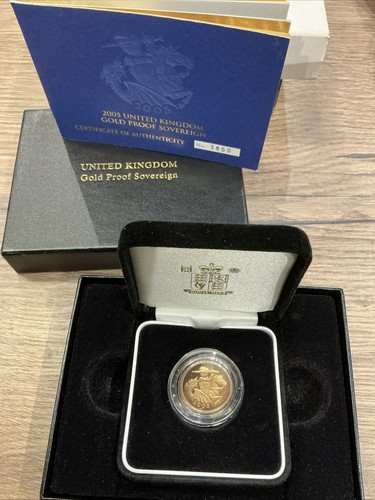 Sovereign 2005 gold proof - sovereign,