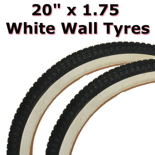 White wall tyre - white, 20