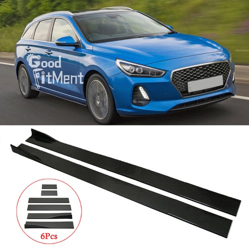 Glossy side skirts - spoiler, lip