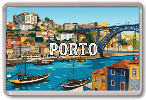 Fridge magnet porto - -,