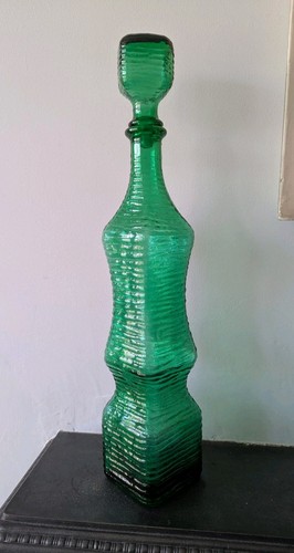 Vintage italian glass - glass, decanter