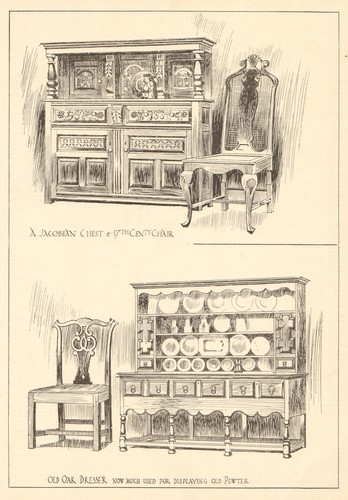 Jacobean chest 17th cent - a,