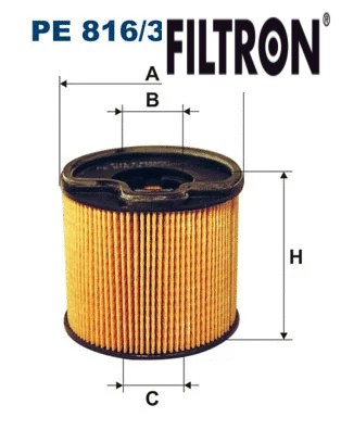 Fuel filter 816 filtron i - pe, 816/3