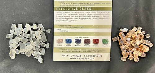 Asg glass tumbled reflective - glass,