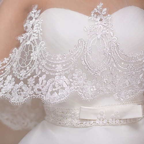 Cream white bridal wrap - cream,