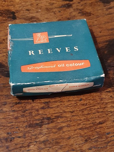 Vintage reeves cardboard oil - cardboard,