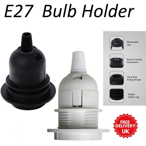 Plastic holders edison - plastic, e27