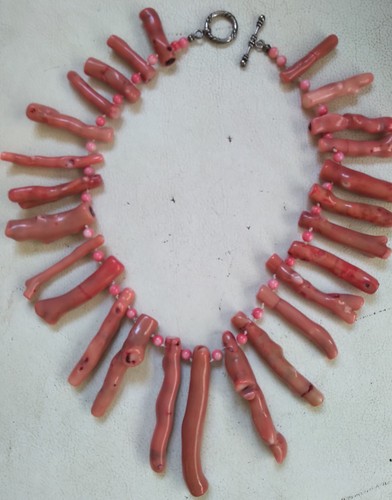 Vintage rare real pink - , coral
