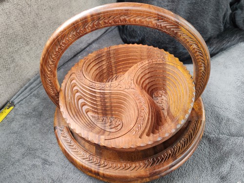 Hand carved collapsible - carved,