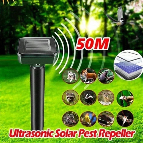 Ultrasonic garden deterrent - 2x,