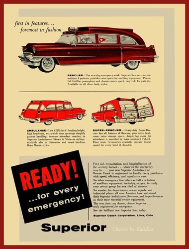 1956 superior coach new - 1956, metal