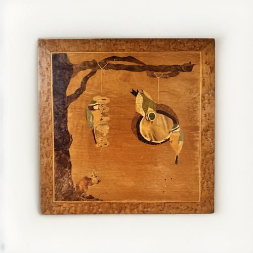 Vintage handmade marquetry - vintage,