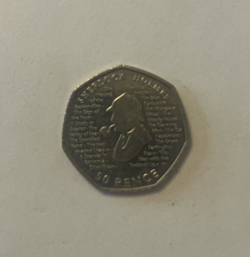 Sherlock holmes 50p fifty - sherlock,