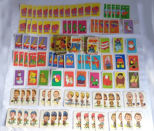 Vintage snap playing cards - playing,