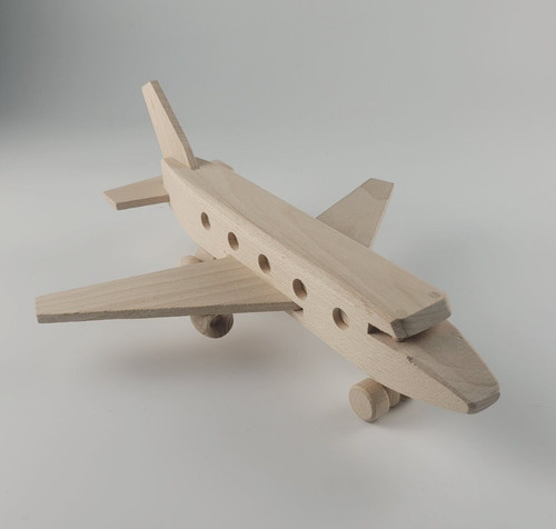 Wooden jet toy - jet, of