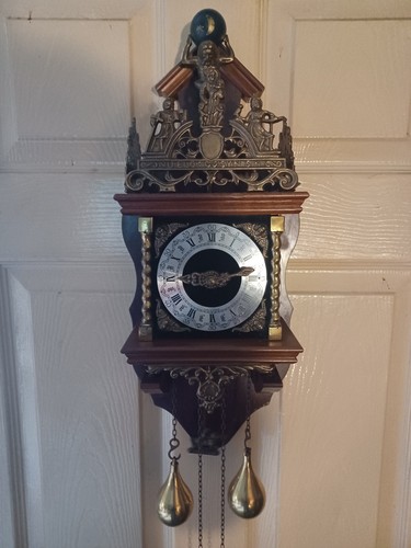 Vintage dutch wall clock with - wall,