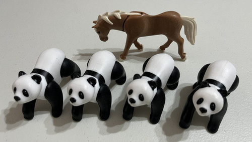 Playmobil panda horse figure - panda,