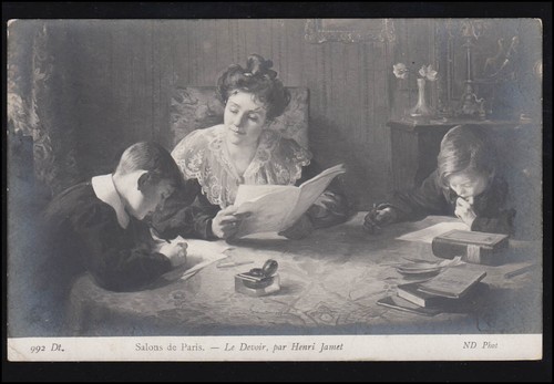 Artist postcard henri - artist, jamet