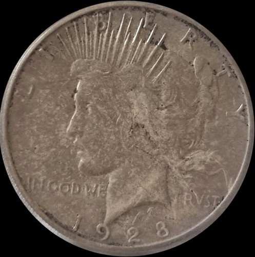 1928 usa peace dollar scarce - s,