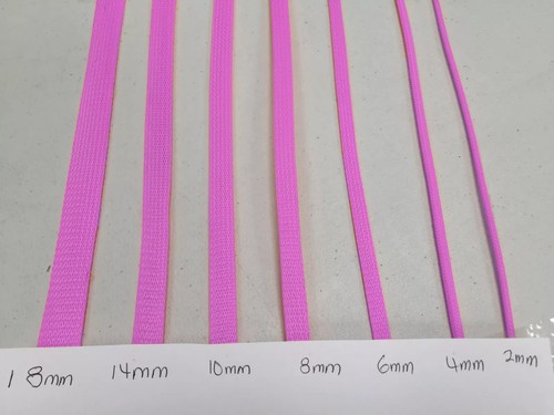 Pink braided cable - pink,