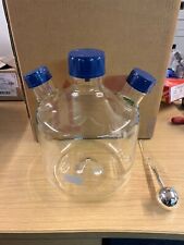 Techne Culture vessel with rod 2 side necks glass 3L