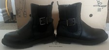 Girls Size 13 Black Zip Boots