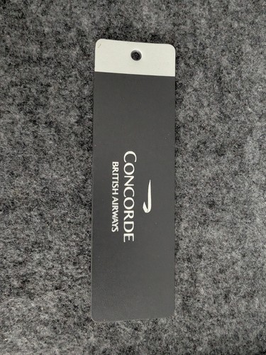Concorde plastic luggage - plastic, tag