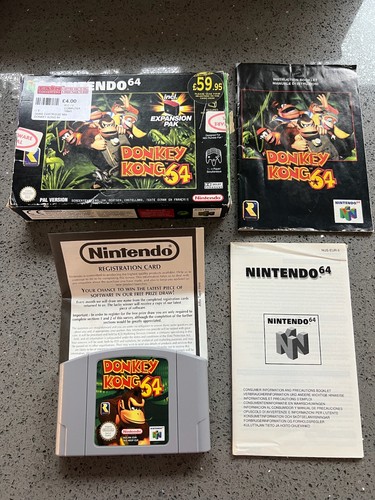 Donkey kong nintendo n64 - kong, 64,
