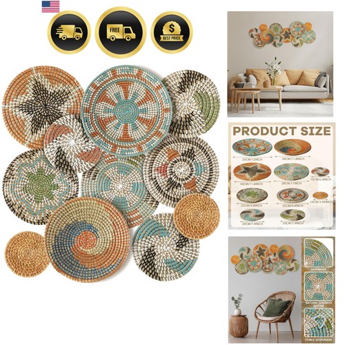 Pcs boho wall basket - wall, decor