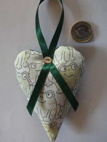 Frog cotton fabric lavender