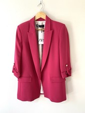 Zara Pink blazer with 3/4