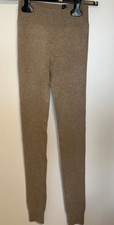 New  William Sharp 100% Cashmere Joggers/leggings . Women’s. Sz XS.Beige