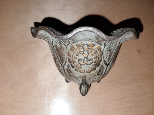 Antique cast iron incense - iron,