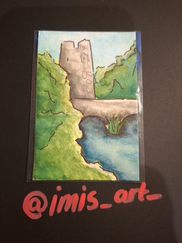 Aceo original art - art, irish