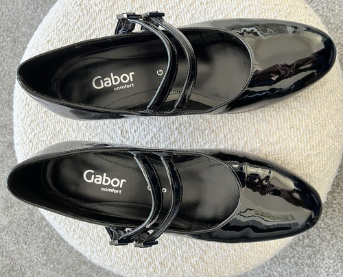 Gabor comfort black patent - gabor,