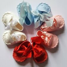 Cinderella Doll booties various colours size 0 Teeny Tiny Tears / Sasha Baby