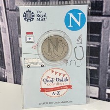 2018 10p Alphabet Letter Coin