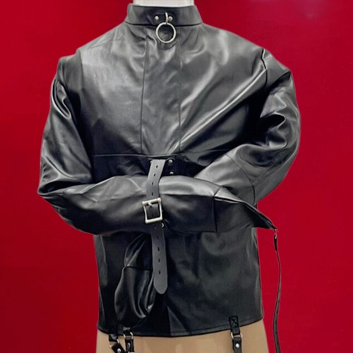 Leather restraints asylum - leather,