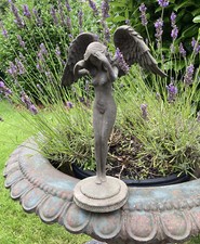 METAL CAST IRON NUDE ANGEL