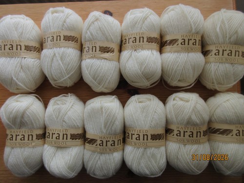 Aran knitting wool natural - aran,
