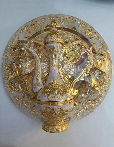 Golden vintage turkish